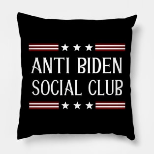 Anti Biden Social Club Pillow