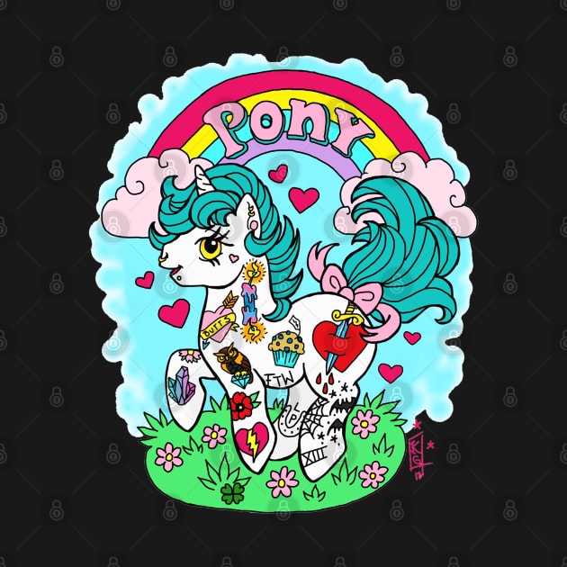 Tat Pony by Luckyponytattoo