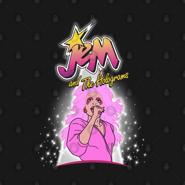 Jem and the Holograms by Chewbaccadoll