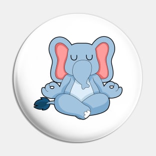 Elephant Yoga Meditation Gymnastics Pin