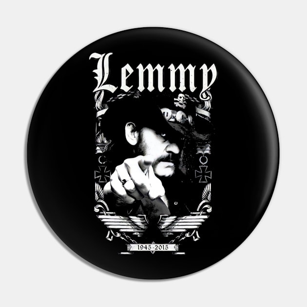 Lemmy Pin by Copypapper 