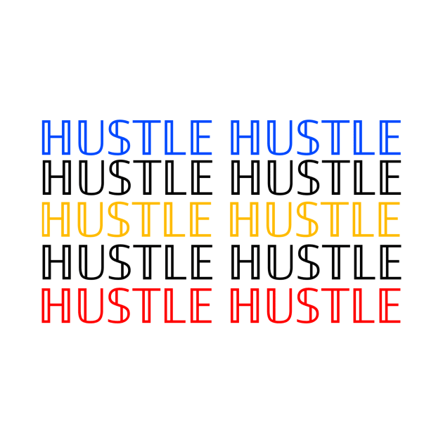 Hustle large print entrepreneur modern gallery fashion by HUSTLE Ts