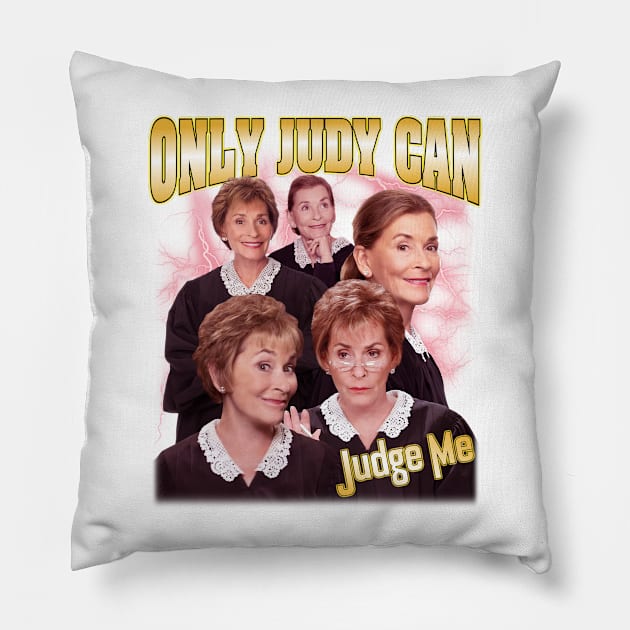 Judy Sheindlin Vintage Pillow by BanyakMau