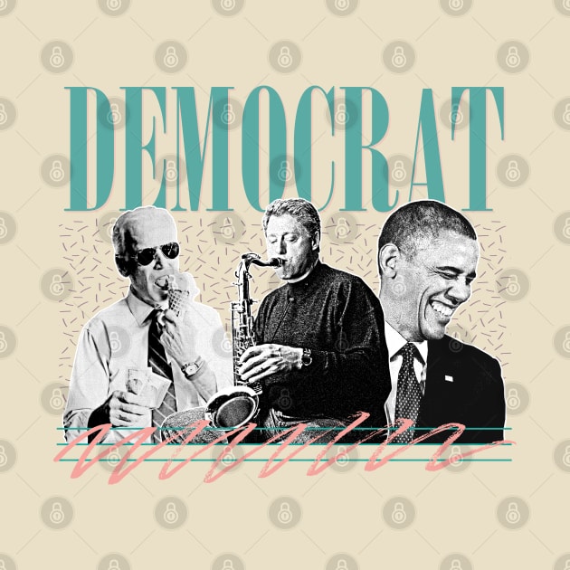 Democrat  // Retro Style Aesthetic Design by DankFutura