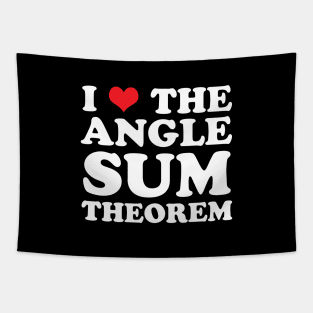 I Heart the Angle Sum Theorem Tapestry