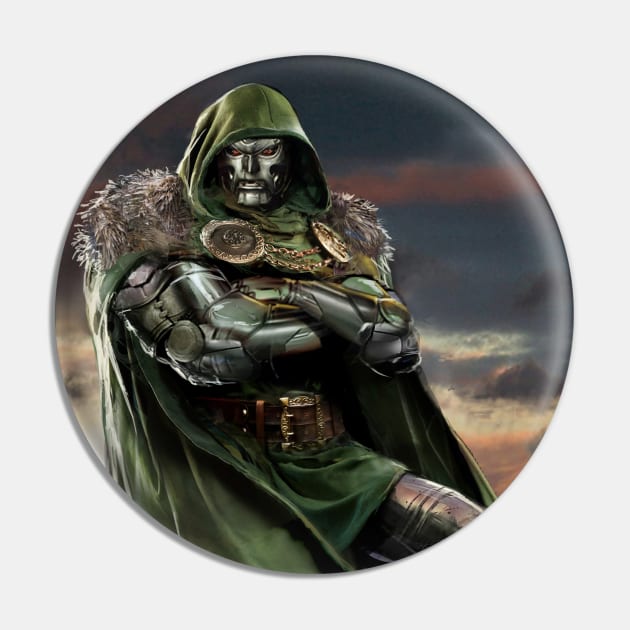 Dr. Doom Pin by uncannyknack