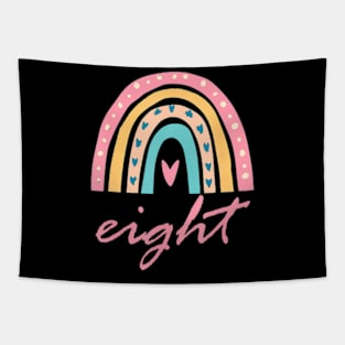 Eight Year Old Rainbow 8Th Birthday Gifts For Girls 8 Bday Tapestry