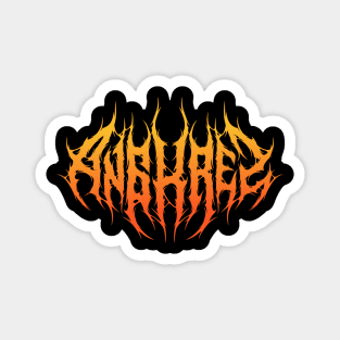 Angkrez Metal Logo Magnet