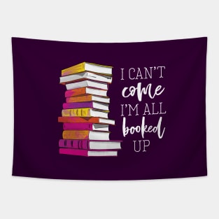 Reading Lover All Booked Up Tapestry