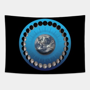 moon cylce phase Tapestry