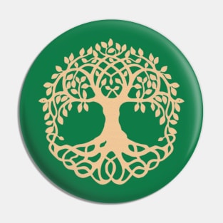 Norse tree of life Pin