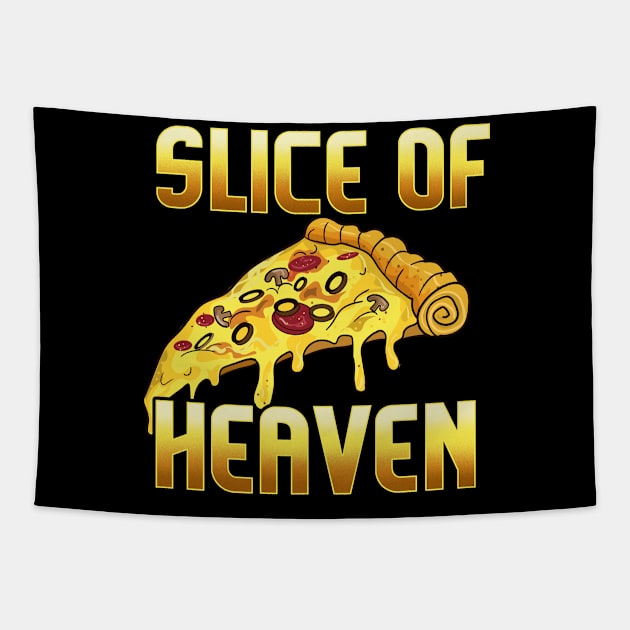 Slice of Heaven | Food Lover Gift | Pizza Lovers | Calzone Tapestry by Proficient Tees