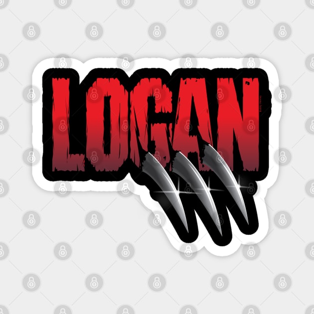 LOGAN Magnet by Illustratorator