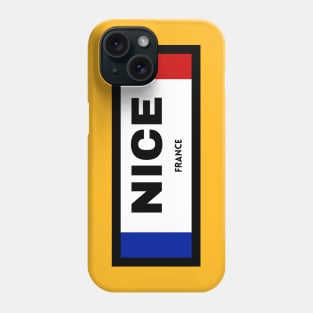 Nice City in French Flag Phone Case