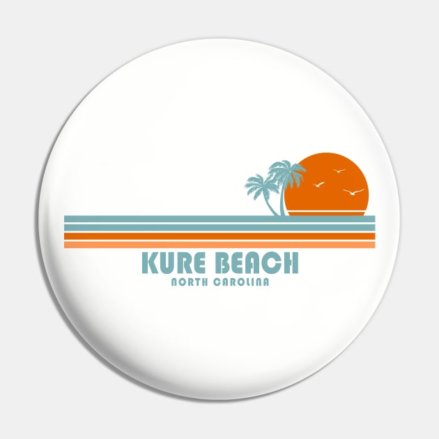 Kure Beach North Carolina Sun Palm Trees Pin by esskay1000