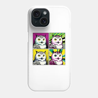 Midnight Mystic - Pop Art Snowy Owl Phone Case