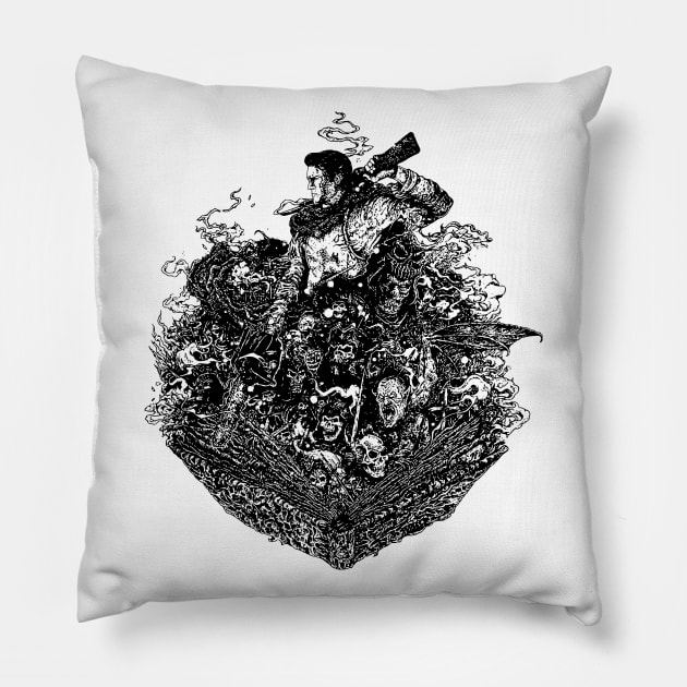 Army of Darkness Pillow by amon_tees