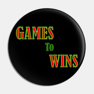 games to wins art designs Pin