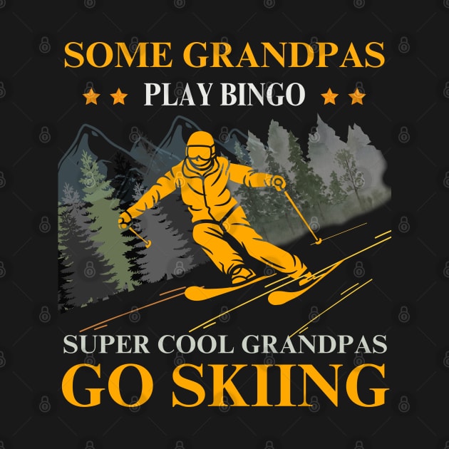 Some grandpas play bingo supper cool grandpas go skiing by DuViC