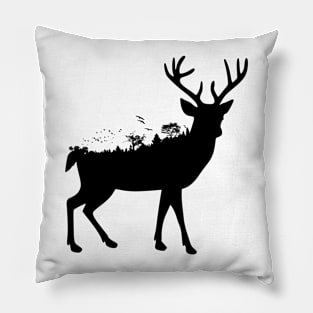 Forest Deer Pillow