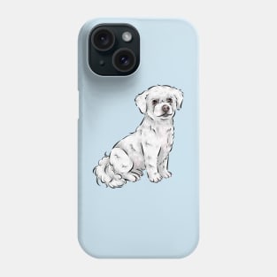 Cute Bichon Frise Dog Phone Case