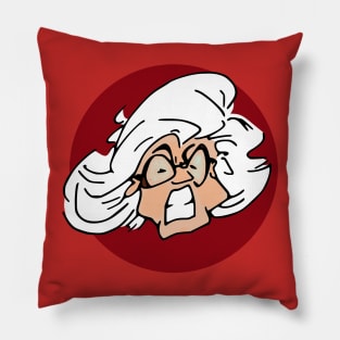 Mamma Antes Angry Face Pillow