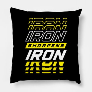 Iron Sharpens Iron Pillow