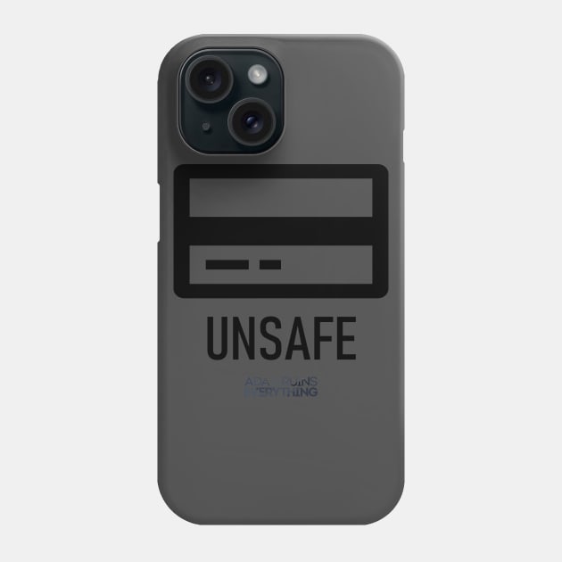 Your Credit Card May Not Be Safe Phone Case by yayor