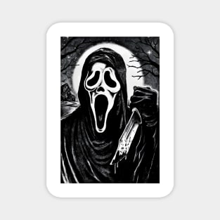 Ghostface Scream mask Magnet