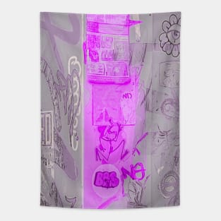 Graffiti Tag Urban Sticker NYC Tapestry