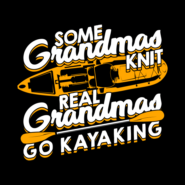 Kayaking Grandma Kayaker Grandmom Gift by Dolde08