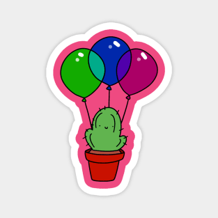 Balloon Cactus Magnet