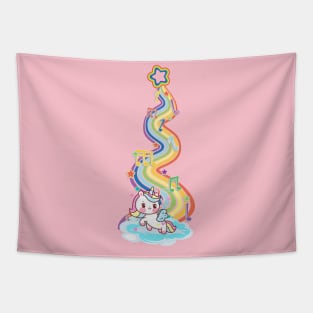 Unicorn and Rainbow Tapestry