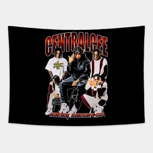 RETRO BOOTLEG DESIGN CENTRAL CEE Tapestry