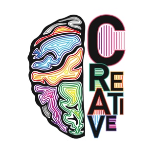 Creative Brain Art T-Shirt