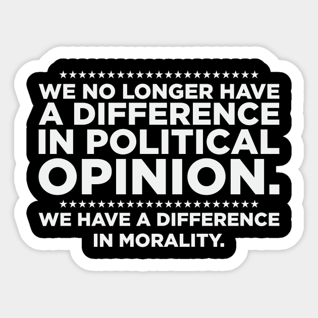 Social Morality Politics Election Political Justice BLM - Political - Sticker