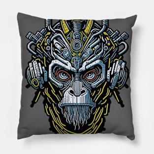 Techno Apes S02 D56 Pillow