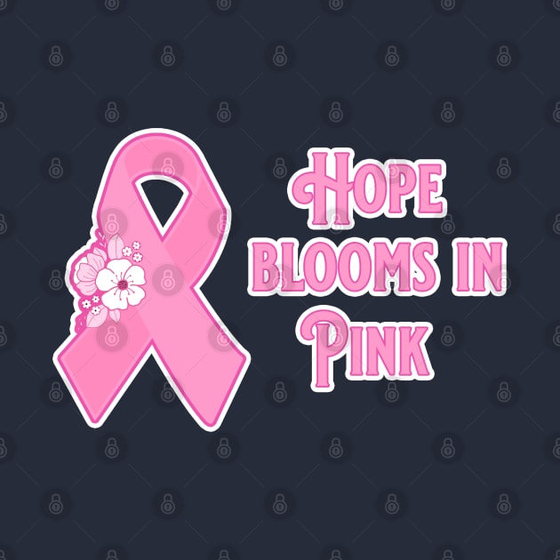 Pink Ribbon - Hope Blooms in Pink by tandre