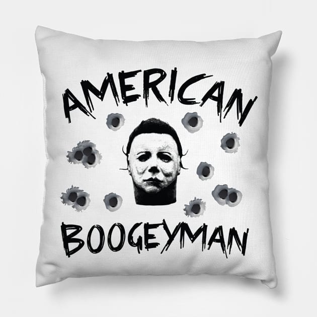 American Boogeyman Pillow by GristleBox