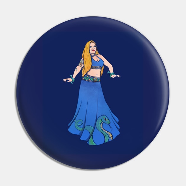 Harmony Belly Dancer Pin by bubbsnugg