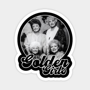 Golden Girls Black Style Vintage Magnet