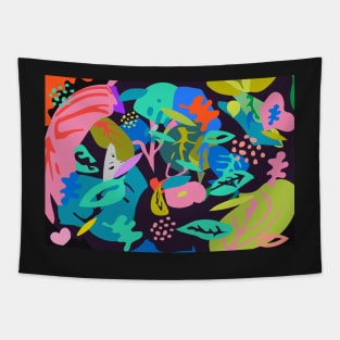 Floral whirlwind Tapestry