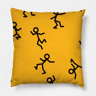 Dancing Stickmen Pillow