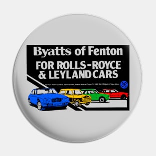 BRITISH LEYLAND - local dealer ad Pin