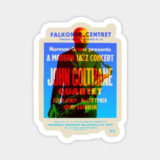 John Coltrane concert graphic Magnet