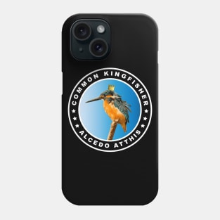 Fat Common Kingfisher (Alcedo Atthis) Bird Phone Case