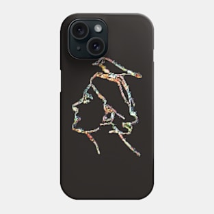 A Woman and Bird Phone Case