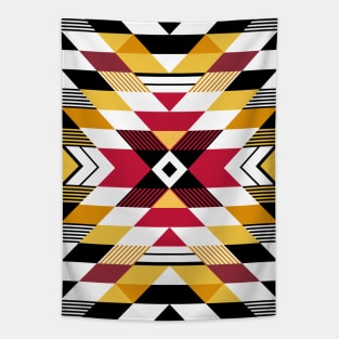 Modern Tribal Pattern Tapestry