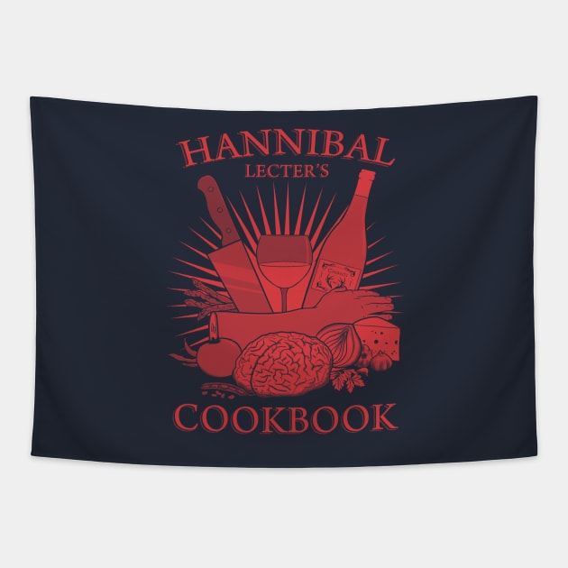 Hannibal Lecter's Cookbook Tapestry by jozvoz