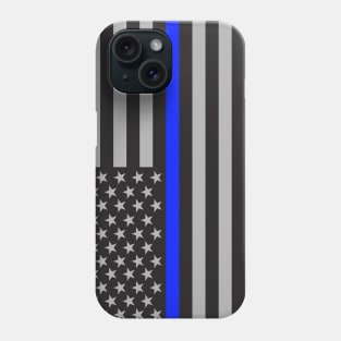 Thin Blue Line US Flag Phone Case